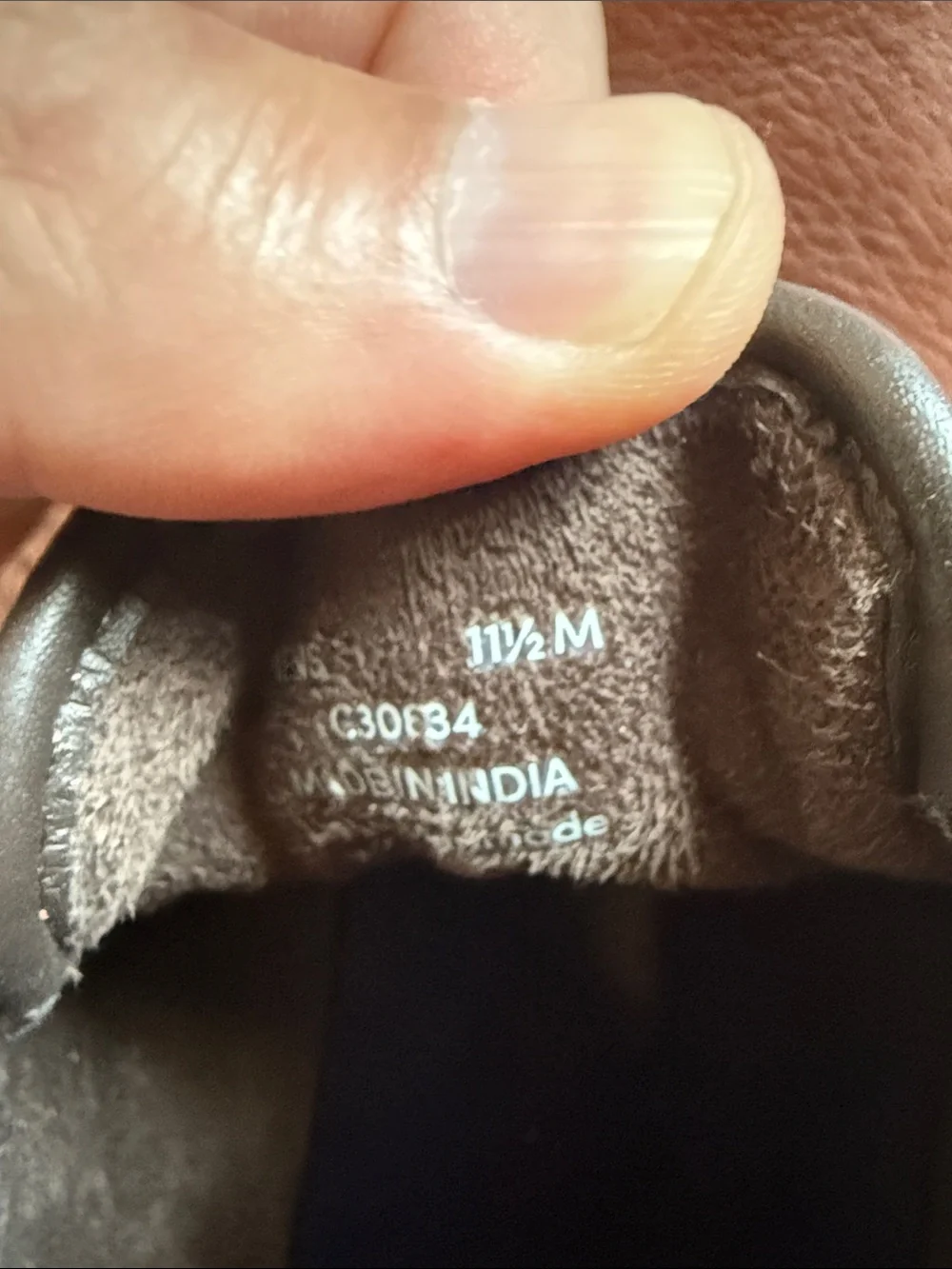 Cole Haan Men's Brown Leather Lace-Up Dress Shoes